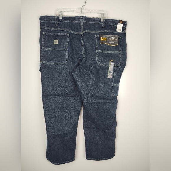 Lee Carpenter Loose Fit Straight Leg Quartz Stone Jeans 48x29 - Picture 2 of 11